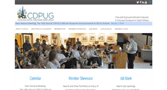 Desktop Screenshot of cdpug.org